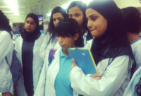 طلاب فرع علوم الطب في الثانوية الشاملة بجولة تعليمية في مستشفى فولفسون